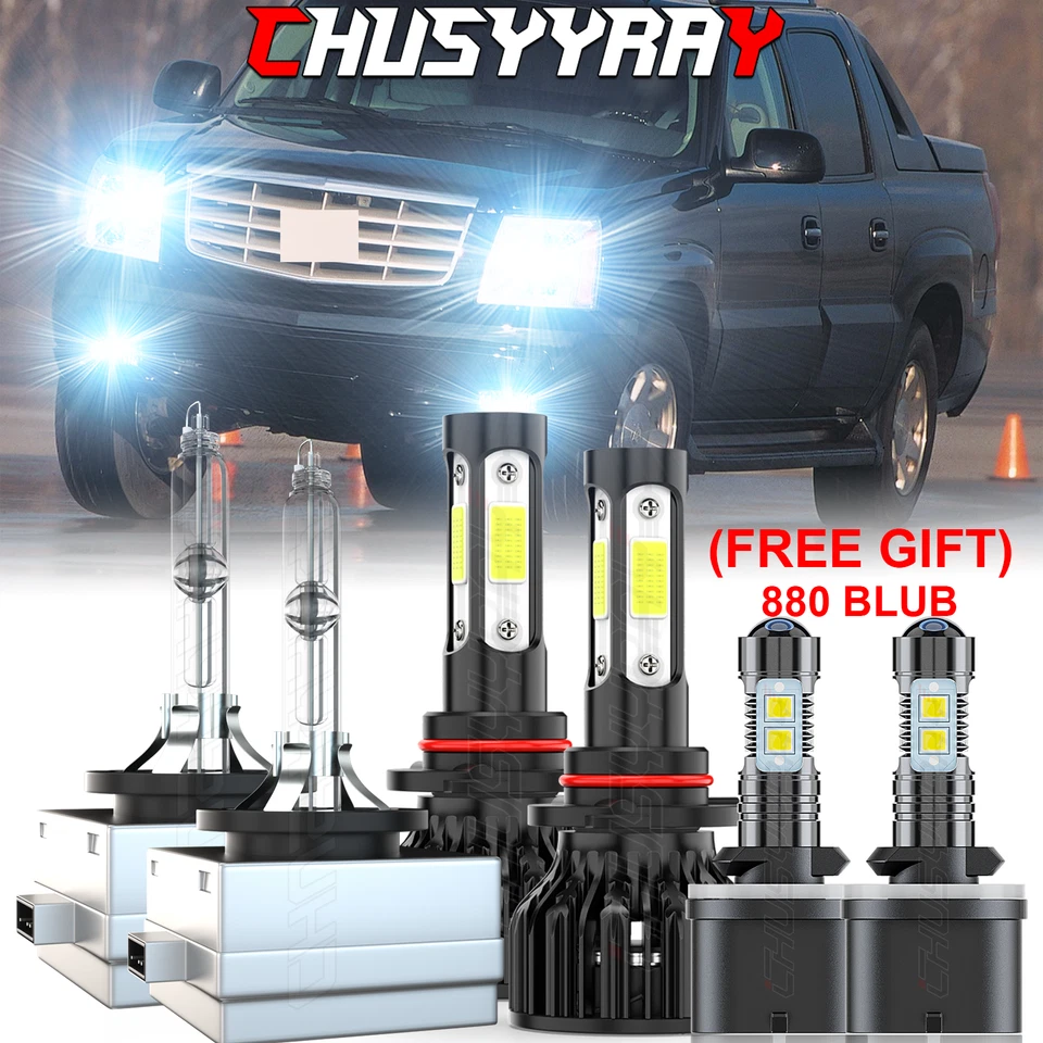 Para Para Cadillac Escalade 2003-2006, bombilla LED para faros antiniebla HID. Foto 1 de 4