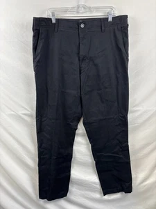 Lee Mens Black Extreme Comfort Relaxed Fit Pants Stretch Size 38X32 NWT - Picture 1 of 7