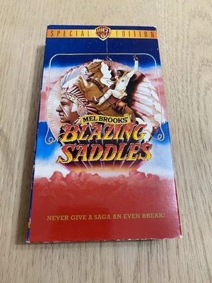 Blazing Saddles VHS 1974, 2001 Gene Wilder Various Releases Cult Classic Comedy - Image 1 of 4