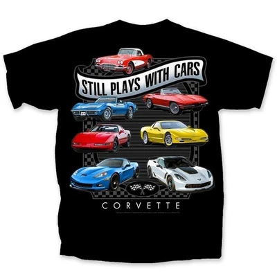 Camiseta Corvette Still Play With Cars Multi Generations Foto 1 de 4