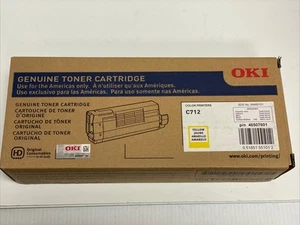 Okidata 46507601 OKI C712 Gelb Tonerkassette Original OEM - Bild 1 von 1