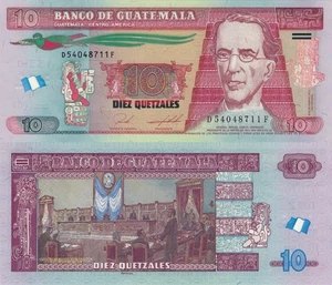 Guatemala 10 Quetzales (13.2.2019) - 1872 National Assembly / P123Af UNC - Bild 1 von 3