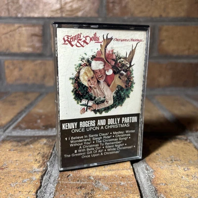 VTG ✅ Once Upon a Christmas by Dolly Parton/Kenny Rogers ✅ Cassette Tape ✅ 1984 - Image 1 of 4