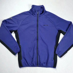 MUSTO Evolution Sailing Jacket Men's Size Large Purple Full Zip Stand Up Collar - Picture 1 of 16