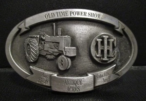 Farmall 1206 Tractor Belt Buckle 1994 Antique Acres Power Show Iowa IH Collector - Picture 1 of 3