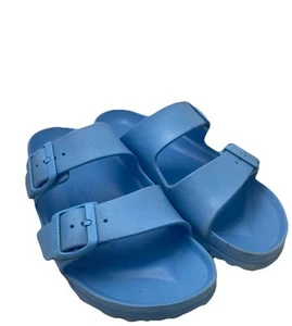 US 7/EU 38 Birkenstock Arizona EVA blu chiaro - Foto 1 di 4