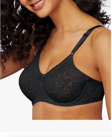 BALI Suavizante Mujer Negro UW SUJETADOR 34DD 36D (3432) NUEVO CON ETIQUETAS Foto 1 de 1