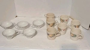 5 coffee cups Classic 501 Japan and 7 coffee cups Corning USA #59 - Picture 1 of 12