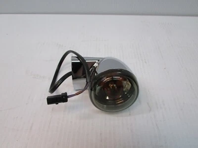 Harley-Davidson Softail FLSTC 2000-2006 señal de giro trasera cromada, lente ahumada Foto 1 de 4