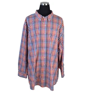 Oak Hill Mens Shirt 5XL Multi Check Long Sleeved Wrinkle Free Cool Dry Cotton - Picture 1 of 8