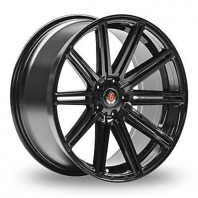 19" Alloy Wheels AXE EX15 Fits AUDI A4 5 X 112 Matt Black Polished in Colour