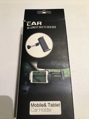 Car Headrest Mount Tablet Phone Holder Mobile and Tablet Car Holder - Image 1 of 4