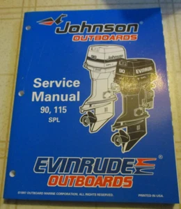 Omc Johnson Evinrude 90 115 SPL 1998 fueraborda manual de servicio 520209 - Imagen 1 de 3