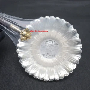 Pure 999 Fine Silver Sunflower Tea Strainer For Filtering Tea Residue Bee - Picture 1 of 7