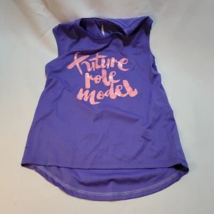 Champion Shirt Top Girls Large 10-12 Purple Pink Future Role Model Shirt T Shirt - Picture 1 of 6