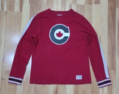 Olympics Canada Red Long Sleeve Shirt Mens Size Small Hudson's Bay Company Logo - Image 1 of 4