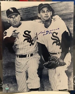 Luis Aparicio Signed 16x20 Photo White Sox Autograph HOF Inscription - Picture 1 of 3