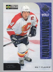 * 1997-98 Collector's Choice - World Domination #W11 - THEOREN FLEURY - Picture 1 of 2