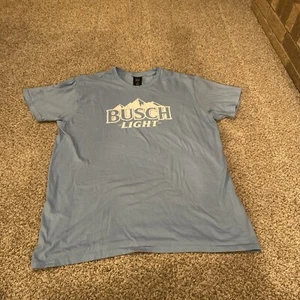 Busch Light Beer Promo Shirt Rare Size Large - Picture 1 of 7