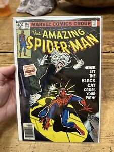 The Amazing Spider-Man #194 KEY 1ST Black Cat. First Kiss. Great Copy