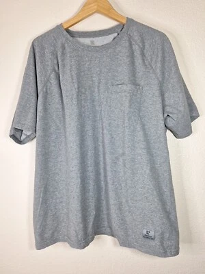 Rugged Elements T shirt Mens XXL Grey Heather Raglan Utility Minimalist Pocket - Image 1 of 4
