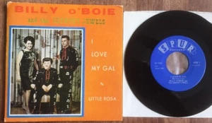 RARE Rockabilly 45 rpm BILLY O’BOIE & the COUNTRY JEWELS on Spur lb 1960 ORIG! - Foto 1 di 5