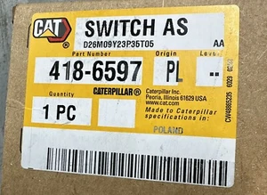 Cat Liquid Level Sensor 418-6597 Caterpillar Brand New. Oil / Fuel Level Sensor. - Picture 1 of 4