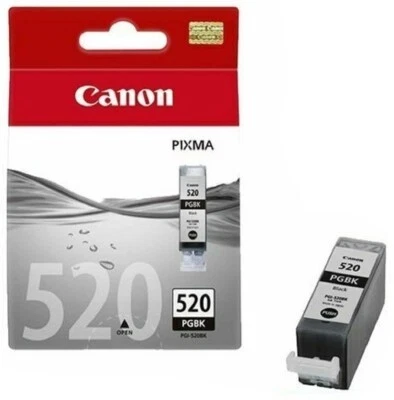 Genuine Original Canon PGI-520 Black Ink Cartridge PIXMA - Image 1 of 4