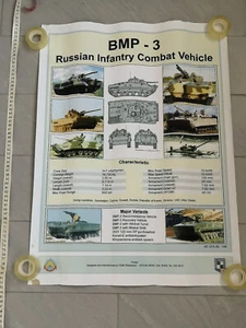Manifesto NATO US poster manifesto addestramento BMP-3 veicolo da combattimento fanteria russa - Foto 1 di 1