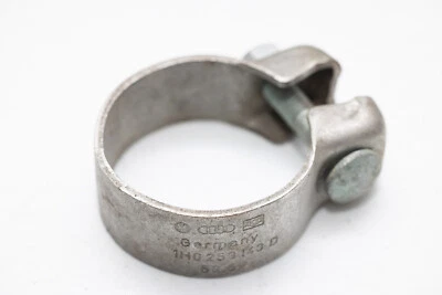 NOS genuine Volkswagen Audi EXHAUST pipe CLAMP 59.5mm 1H0253143D VW Mk3 Mk4 A4 Foto 1 de 3