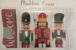 Cubierta Magnética Buzón "Bienvenido" Cascanueces, Guardia, Rey y Batería, Navidad - Imagen 1 de 2