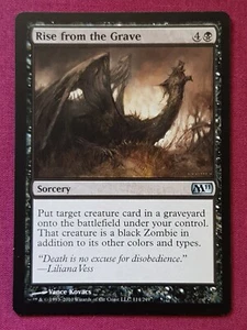 Magic The Gathering 2011 CORE SET M11 RISE FROM THE GRAVE black card MTG - Picture 1 of 2