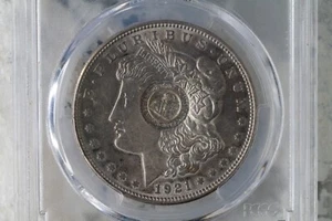 1921 Morgan Counterstamp Heraldic Art Western Reserve Robert McNamara *Scarce - Picture 1 of 4