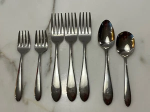 Leonard Towle Baby Spoon Fork Teaspoon Set Cutlery Utensils - Picture 1 of 9