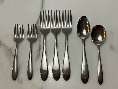 Leonard Towle Baby Spoon Fork Teaspoon Set Cutlery Utensils - Image 1 of 4
