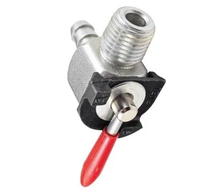 1/4" NPT Mini Fuel Valve Petcock For Harley & Custom Motorcycle Gas Tanks - Bild 1 von 3