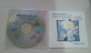 CeQuadrat WinOnCD 3.6 CD Recording Software for Windows software vintage origine - Bild 1 von 1