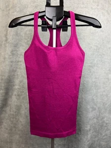 Canotta Lululemon Ebb to Street viola magenta taglia 6 yoga atletico lunghezza intera - Foto 1 di 9