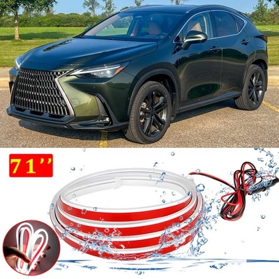 Tira de luz LED dinámica para capó 6000K blanca para arranque de escaneo LEXUS NX300h 350h 71" Foto 1 de 4