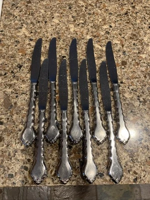 Oneida Community Cello Lot of 9 Dinner Knives Stainless Flatware Discontinued  - Image 1 of 4