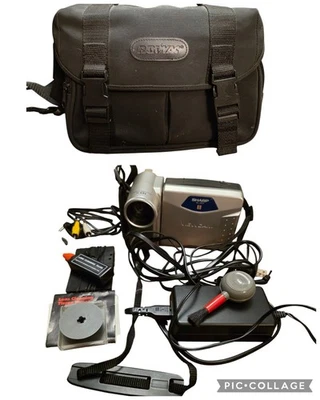 Винтажная аналоговая видеокамера Sharp VL-A111H 8 мм, аксессуары и чехол протестированы в работе - Изображение 1 из 4