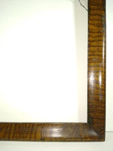 Antique Wooden Picture Frame Fits 9.25x12.75" Art, Grain-Painted Victorian - Picture 1 of 14