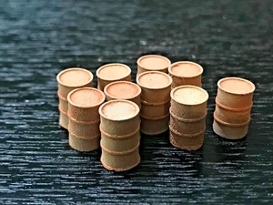 HO Scale Loads - 11578 - Pack of 10 drums - weathered - Picture 1 of 1