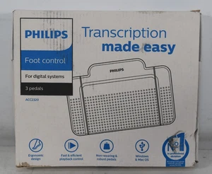 Philips ACC2320 USB Transkription programmierbare Fußpedalsteuerung Neu geöffnete Verpackung - Bild 1 von 7
