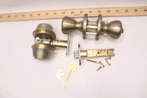 Tylo Entry Knob Antique Brass 96950-164 - Picture 1 of 5