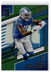 2022 Donruss Elite Jameson Williams RC #121 Green Detroit Lions - Picture 1 of 2