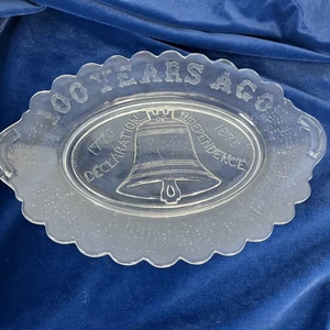 Plato EAPG Declaración del Centenario de Independencia Campana de la Libertad Firmantes - Imagen 1 de 7