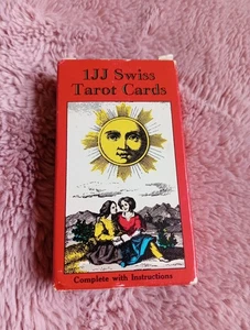 Vintage 1970s 1JJ Swiss Tarot Cards 78 Cards Full Set & Instructions Boxed Vgc - Bild 1 von 5