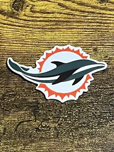 Calamita fustellata logo squadra di calcio Miami Dolphins NFL - Foto 1 di 4
