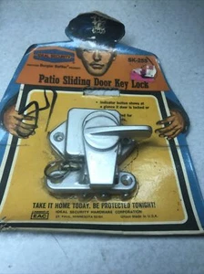 Vintage Ideal Security Lock Made in USA Patio Sliding Door Lock - Picture 1 of 4